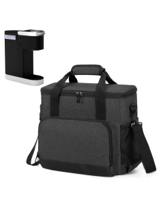 Bolsa de transporte CURMIO para cafetera Keurig K-Mini negra