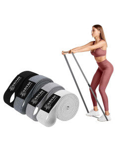 Conjunto de Bandas de Resistencia Largas GAIYAH FITNESS 4 Unidades