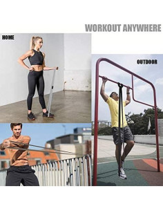 Conjunto de Bandas de Resistencia Largas GAIYAH FITNESS 4 Unidades 2