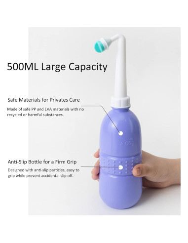 Botella Perineal Portátil aicci 500ml para Cuidado Postparto