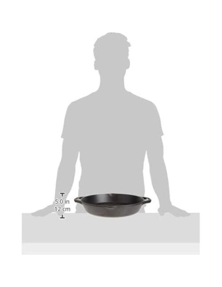 Sartén de Hierro Fundido Lodge 30.48 cm Doble Mango