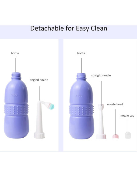 Botella Perineal Portátil aicci 500ml para Cuidado Postparto