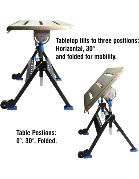 Mesa de Soldadura Ajustable Olympia Tools 76.2x50.8cm Portátil