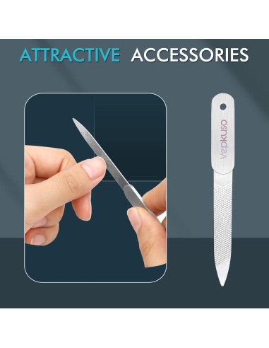 Juego de Cortauñas Profesional Vepkuso - Acero Inoxidable 10cm