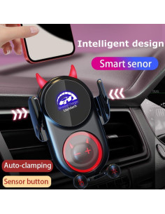 Soporte de Cargador Inalámbrico para Auto Litchitech Demonio 2