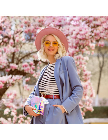 10PCS Bolsa de Maquillaje Iridiscente Zwish 22.4x16cm