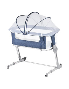 Cuna 3-en-1 Unilove Abraza Me Plus Ajustable Azul