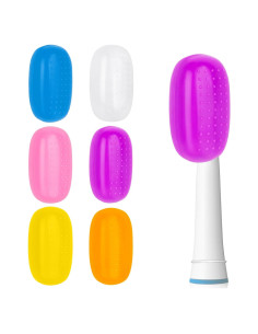 Cubiertas de Cepillo de Dientes Hooqict 6 Piezas Silicona