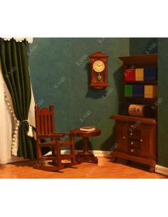 Juego de Muebles Miniatura iLAND 1:12 Estilo Vintage 4 Piezas 2