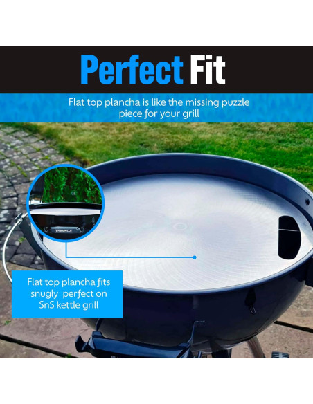 Plancha de Acero Carbono SnS Grills 45.72 cm para Asar