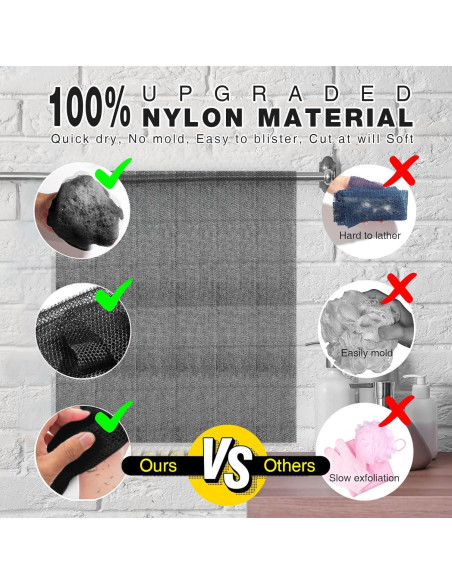 Esponja de Red Africana SpiralScgv - 4 Piezas Exfoliantes 30x80cm