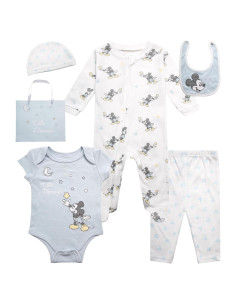 Set de Ropa para Bebé Disney 7 Piezas Mickey y Pooh 0-3 Meses