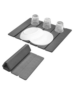 Alfombrilla de Secado de Platos Wishfly 40.6x30.5cm Diatomita