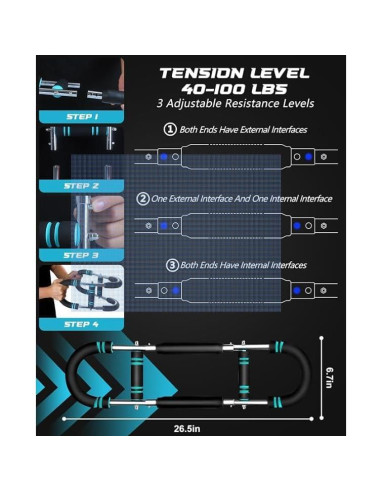 Entrenador de Brazos TwisterFit Saker - Equipo de Gimnasio en Casa