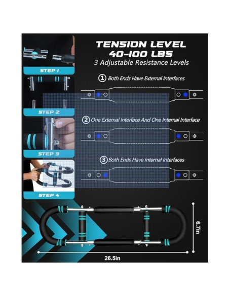 Entrenador de Brazos TwisterFit Saker - Equipo de Gimnasio en Casa