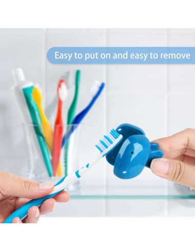 6 Tapas Protectores de Cepillo de Dientes Waenerec - Viaje