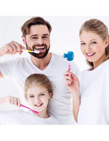 6 Tapas Protectores de Cepillo de Dientes Waenerec - Viaje