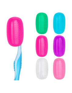 Cubiertas de Cabeza de Cepillo de Dientes Hxezoc - 6 Piezas Silicona