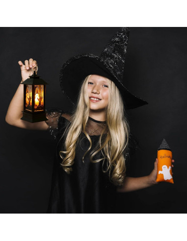 2 Linternas Decorativas de Halloween Hying 13 cm con Luz