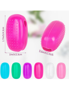 Cubiertas de Cabeza de Cepillo de Dientes Hxezoc - 6 Piezas Silicona 2