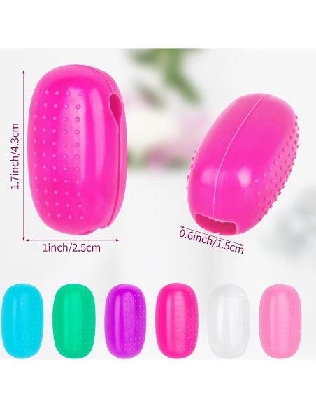 Cubiertas de Cabeza de Cepillo de Dientes Hxezoc - 6 Piezas Silicona