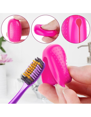 Cubiertas de Cabeza de Cepillo de Dientes Hxezoc - 6 Piezas Silicona