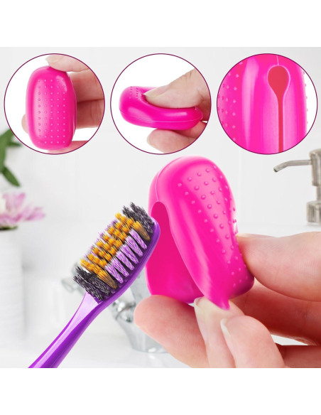 Cubiertas de Cabeza de Cepillo de Dientes Hxezoc - 6 Piezas Silicona