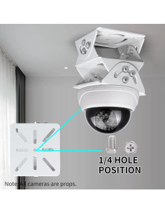 Soporte Universal ZT-NET para Cámara de Seguridad Ajustable 3 Ejes 2