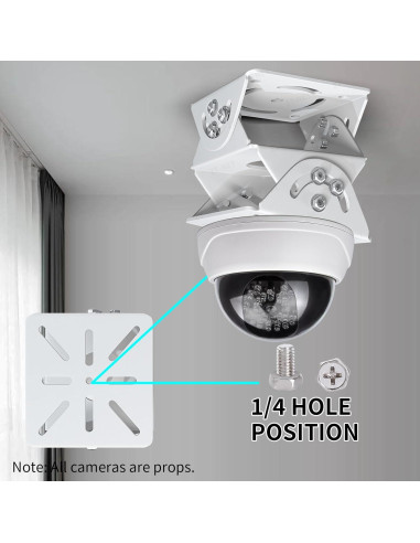 Soporte Universal ZT-NET para Cámara de Seguridad Ajustable 3 Ejes