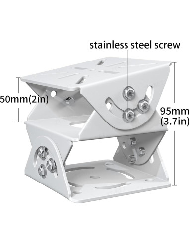 Soporte Universal ZT-NET para Cámara de Seguridad Ajustable 3 Ejes