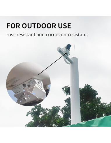 Soporte Universal ZT-NET para Cámara de Seguridad Ajustable 3 Ejes