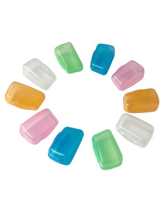 10 Estuches Protectores de Cepillo de Dientes ZYYC - Colores Variados