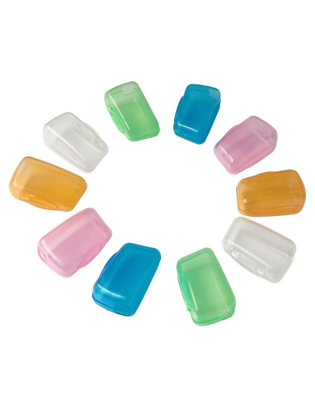 10 Estuches Protectores de Cepillo de Dientes ZYYC - Colores Variados