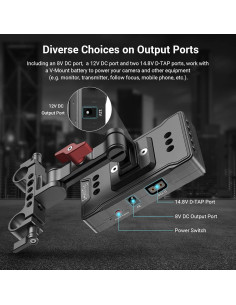 Placa Adaptadora de Batería V-Mount SmallRig 3499 con D-TAP 2
