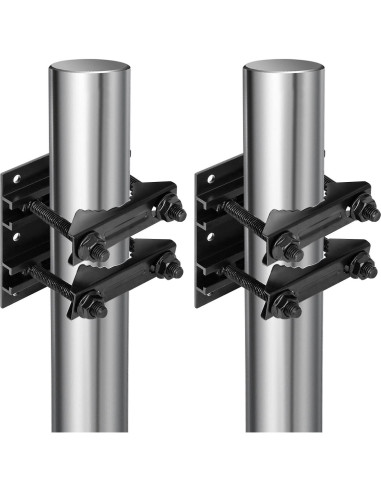 Kit de Montaje en Poste UVKDEENK - 4 Soportes para Antena 6.78 cm