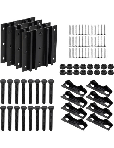 Kit de Montaje en Poste UVKDEENK - 4 Soportes para Antena 6.78 cm