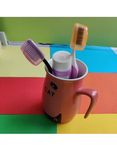 10 Estuches Protectores de Cepillo de Dientes ZYYC - Colores Variados
