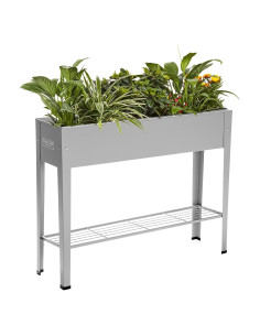 Cama Elevada de Jardín ProGard 101.6 cm Gris Resistente