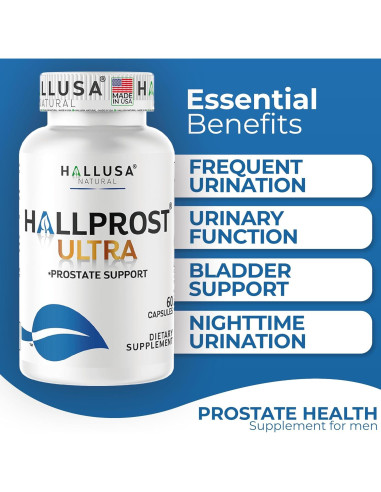Suplemento Prostático Hallprost Ultra - 120 Cápsulas