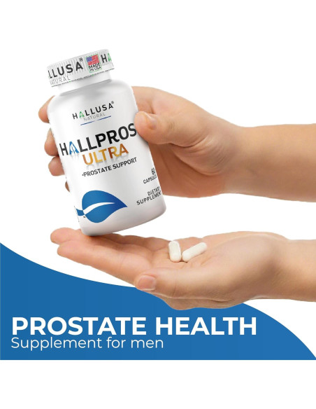Suplemento Prostático Hallprost Ultra - 120 Cápsulas