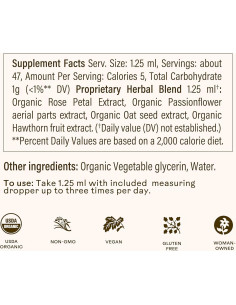 Tintura Orgánica Wooden Spoon Herbs 60ml - Apoyo Nervioso y Ánimo 2