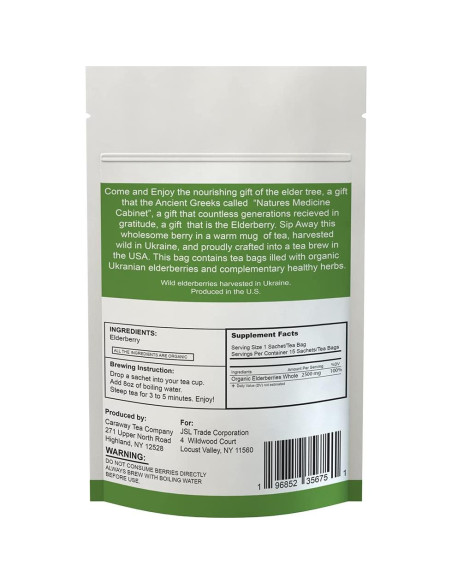 Té de Saúco Nature Wanted - 15 Saquitos Ecológicos