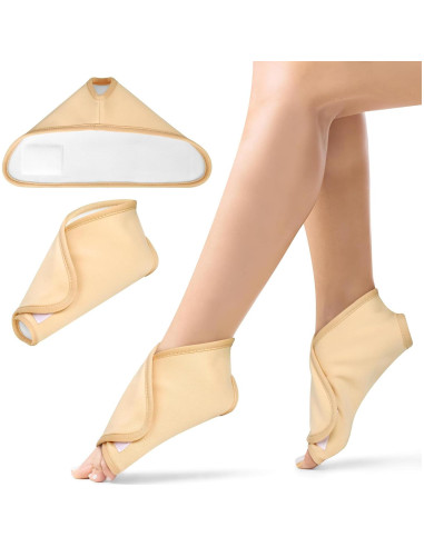 Compresa de Aceite de Ricino Lnkful para Tobillo 2pcs Alivio Dolor