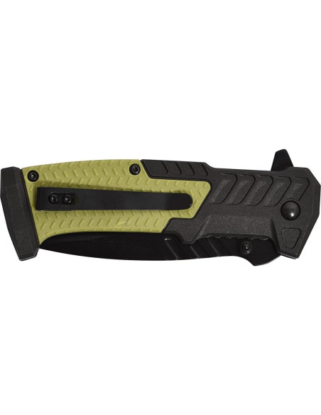 Cuchillo Plegable S-TEC TS014 Verde OD 20.96 cm Acero Inoxidable