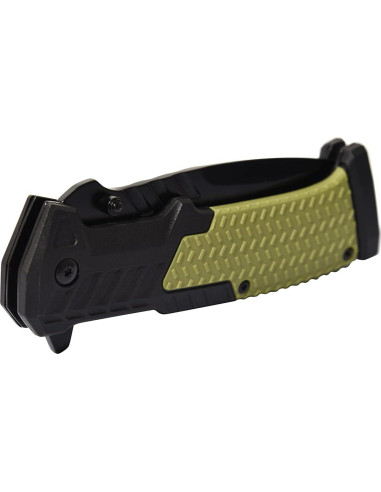 Cuchillo Plegable S-TEC TS014 Verde OD 20.96 cm Acero Inoxidable