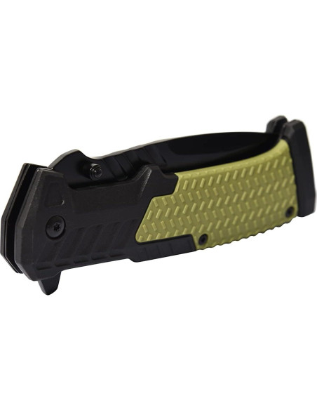 Cuchillo Plegable S-TEC TS014 Verde OD 20.96 cm Acero Inoxidable