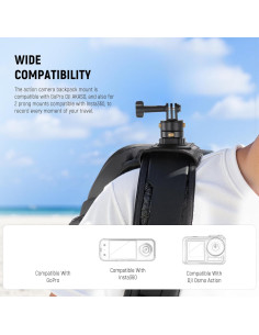 Soporte de Mochila NEEWER GP63 para Cámaras de Acción 2