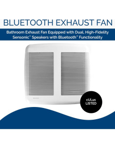 Ventilador de Extracción Broan-NuTone SPK110 con Altavoz Bluetooth 110 CFM 2