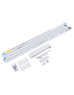 Cortinas Inteligentes CNCEST 4m Automáticas Plata