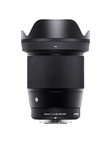 Lente Sigma 16mm f/1.4 DC DN para Canon EF-M - Renovado